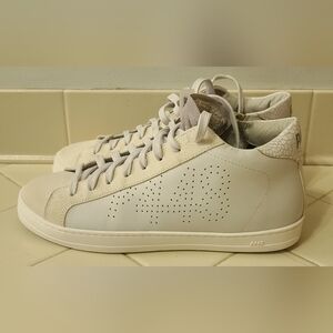P448 John Mid Top Sneaker In White Women's Size 41/ US Size 10